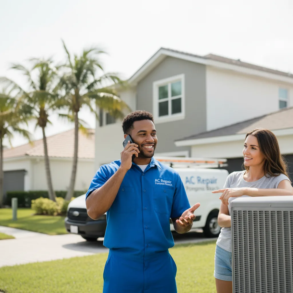 AC Repair Pompano Beach customer support in Little Suamico